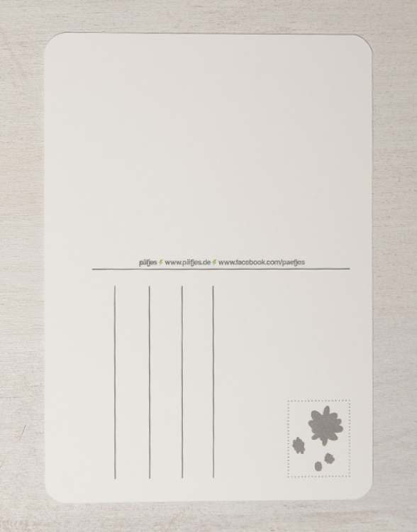 päfjes - Danke Pow Panda  - Postkarte
