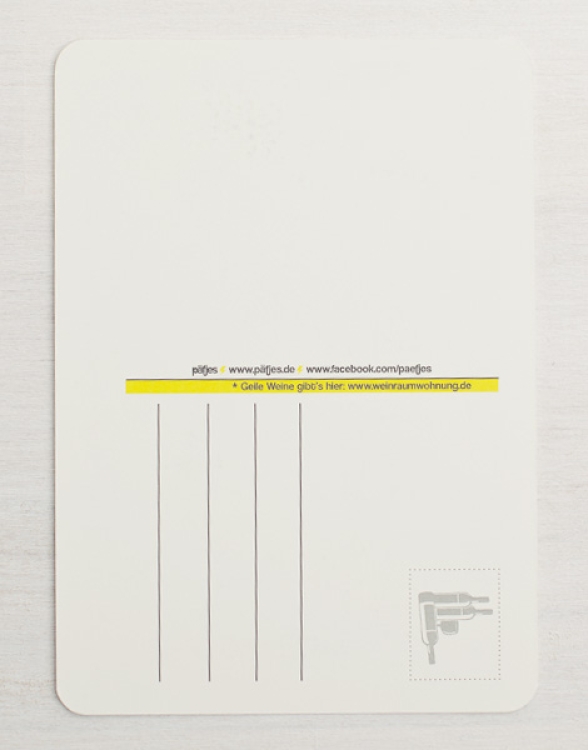 Prost, auf dich - Postkarte