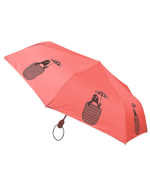 Preview: päfjes - Regenschirm mit Pinguin Paul mit Regenschirm