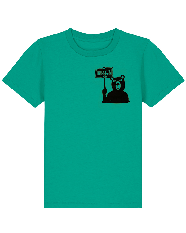 päfjes - Der Bär ist DAGEGEN! Du auch?  - Fair Wear Kinder T-Shirt Bio