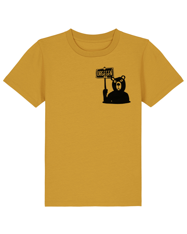 Preview: päfjes - Der Bär ist DAGEGEN! Du auch?  - Fair Wear Kinder T-Shirt Bio