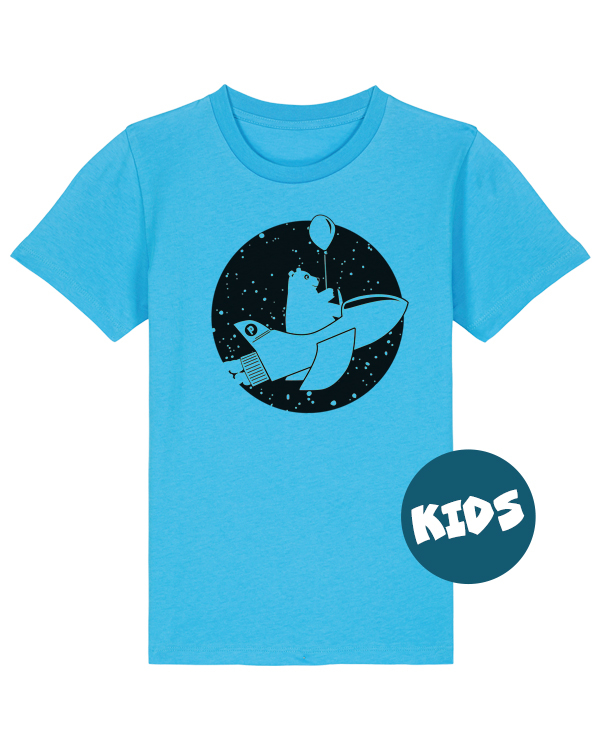 päfjes - Ronny Rakete fliegt zum Mond - Fair Wear Kinder T-Shirt Bio