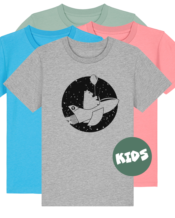 päfjes - Ronny Rakete fliegt zum Mond - Fair Wear Kinder T-Shirt Bio