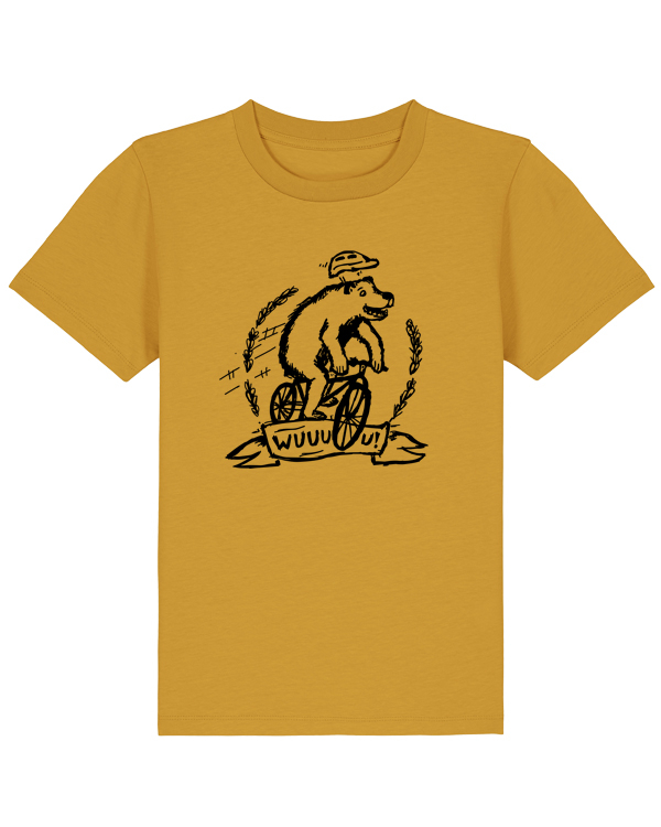 Bär, Radfaheren, Fahrrad, Mtb, Gravel, Rakete, Radtour, päfjes, Männer T-Shirt, Fair trade, Organic Cotton, Fair, Bio,