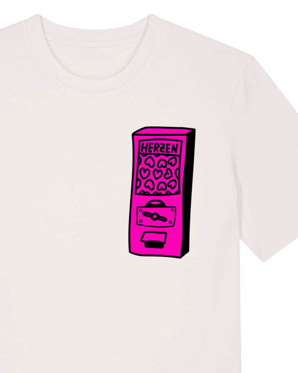päfjes - Der päfjes - Der Herzen Automat - Kaugummiautomat - Fair Wear Unisex Bio T-Shirt Automat - Kaugummiautomat - Fair Wear Unisex Bio T-Shirt