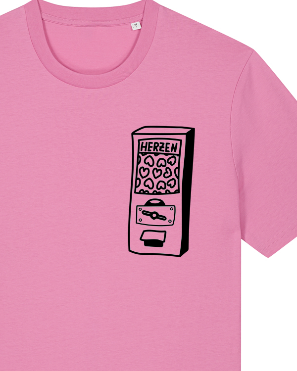 päfjes - Der Herzen Automat - Kaugummiautomat - Fair Wear Unisex Bio T-Shirt