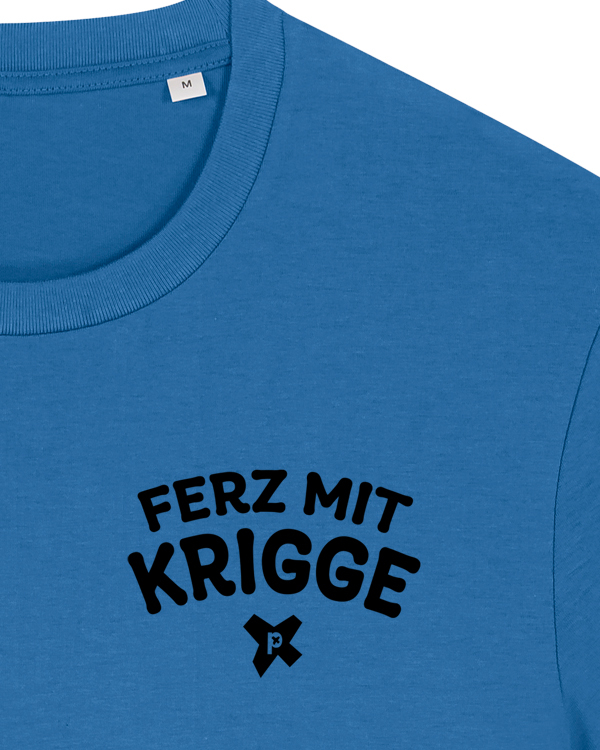 päfjes - Ferz mit Krigge Hessisch Spruch - Organic Cotton Männer T-Shirt