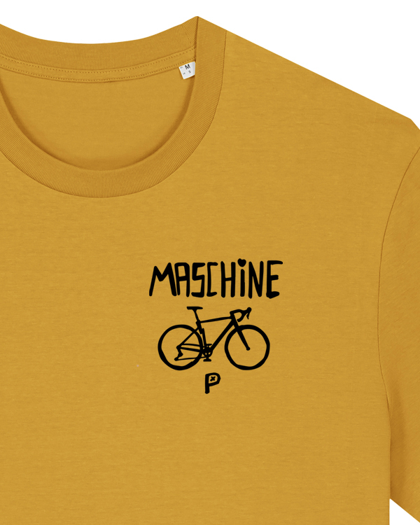 päfjes - Gravel Fahrrad - Die Maschine - Brustmotiv - Fair Wear Bio Unisex T-Shirt