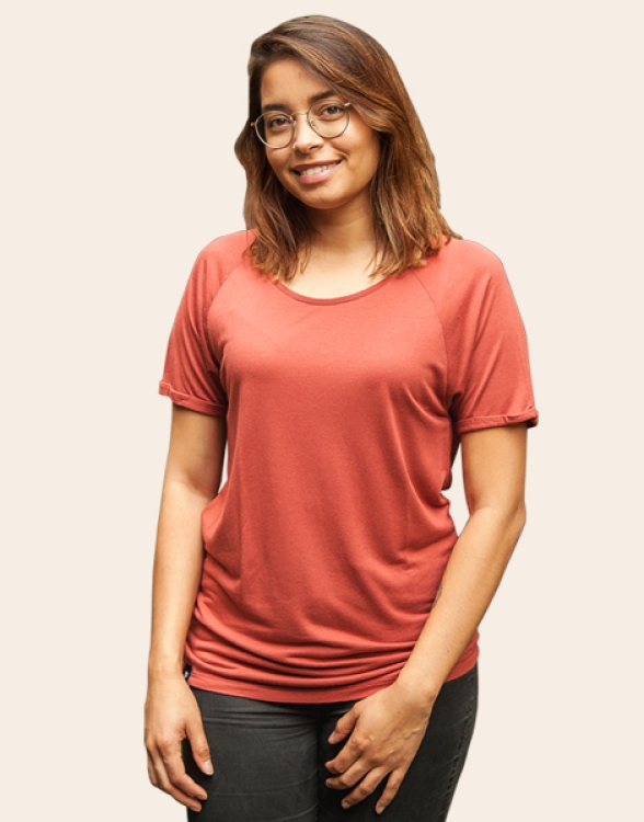 päfjes Frauen Modal T-Shirt Marsala