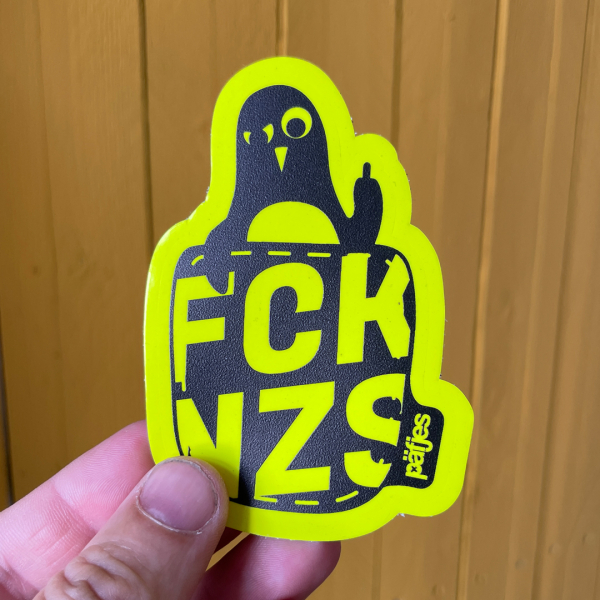 Preview: päfjes - Pinguin Paul mag keine Nzs - Neon Sticker