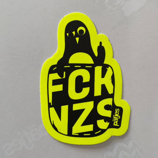 Preview: päfjes - Pinguin Paul mag keine Nzs - Neon Sticker