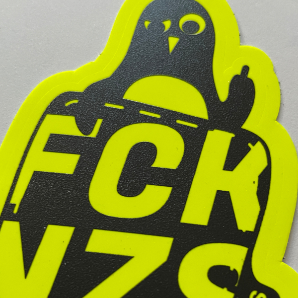 Preview: päfjes - Pinguin Paul mag keine Nzs - Neon Sticker