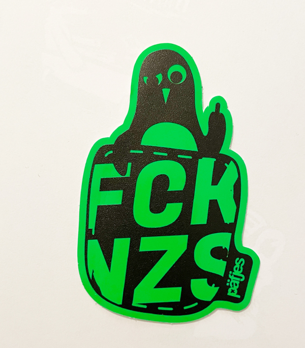 Preview: päfjes - Pinguin Paul mag keine Nzs - Neon Sticker