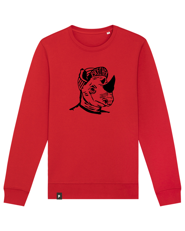päfjes - Nashorn der Brecher / Gravel / Rennrad - Fair Wear Unisex Sweater - 280