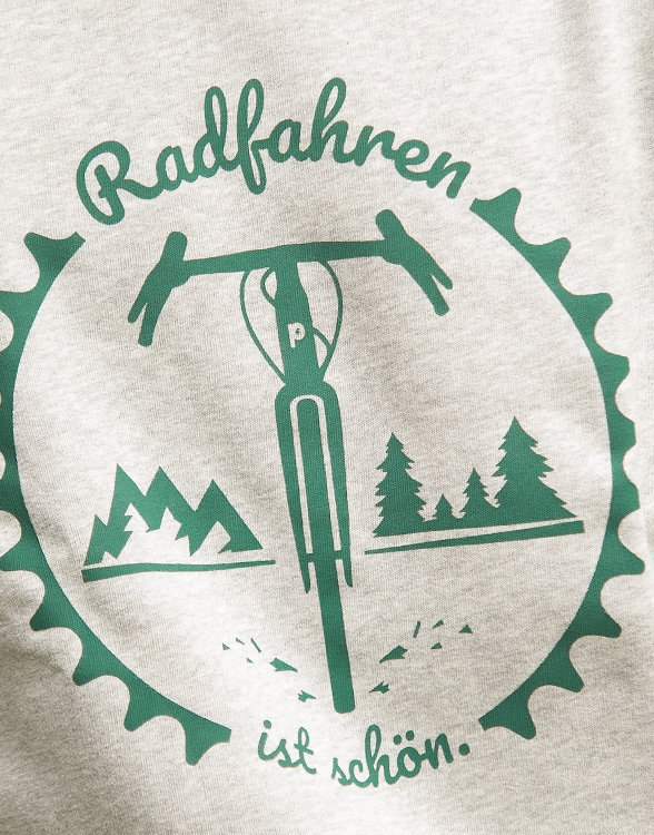 päfjes - Radfahren ist schön / Gravel - Fair Wear Unisex Sweater - Heather Grey