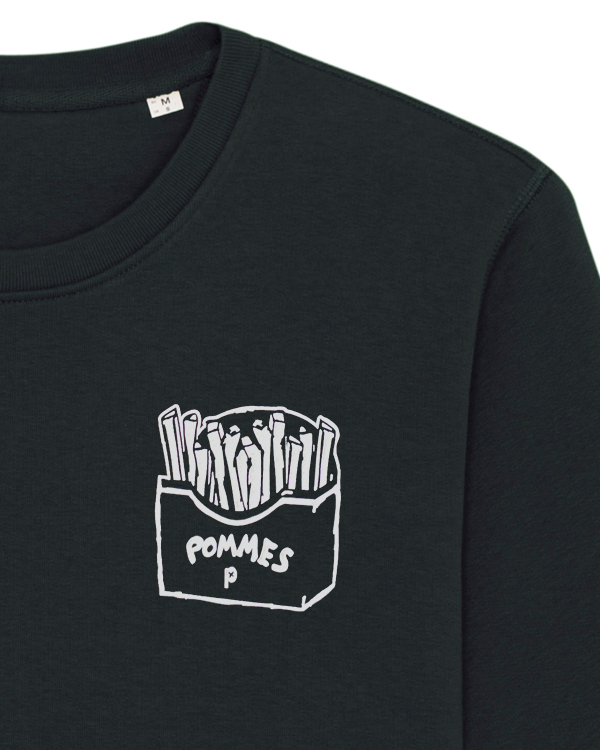 päfjes - Pommes / Honigdachs liebt Pommes Frites - Fair Wear Unisex Sweater - 280