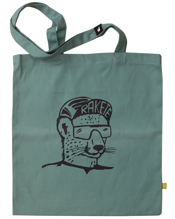 päfjes - Gravel / Rennrad - Gepard die Rakete - Feste Baumwolltasche 340