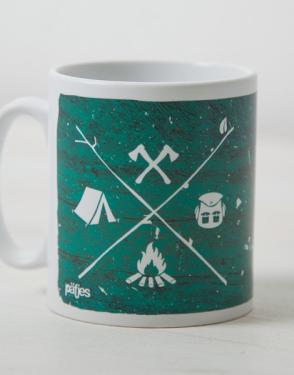 Das Abenteuer beginnt - Tasse - Grün