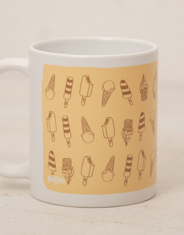 Eis - Tasse - Gelb