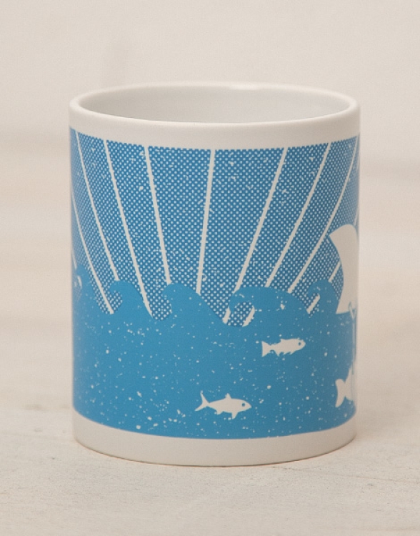Fin Flosse - Tasse - Blau