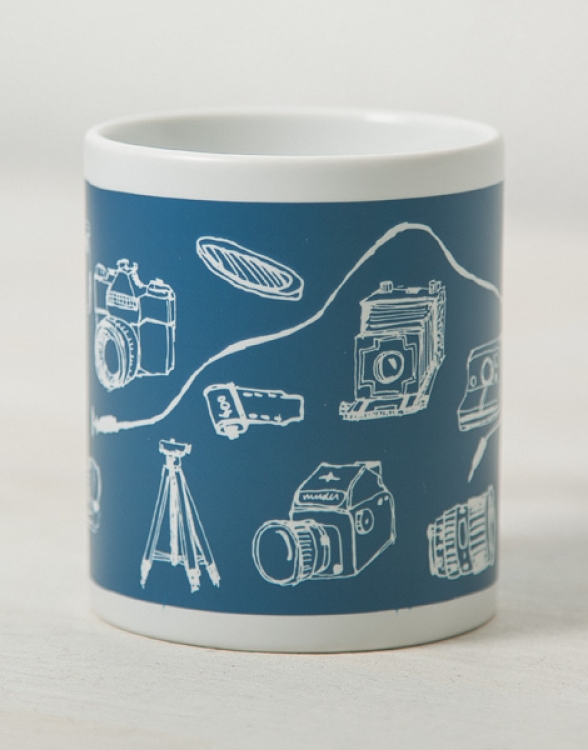 Fotokameras - Tasse - Blau