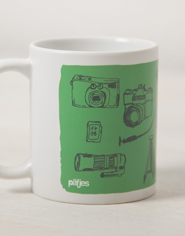 Fotokameras - Tasse - Grün