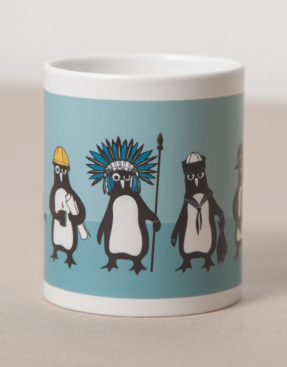 YMCA Pinguin Pauls - Tasse - Blau
