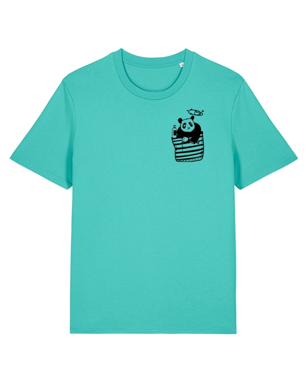 päfjes - Pingzi Panda - Brust Motiv - Fair Wear Männer T-Shirt