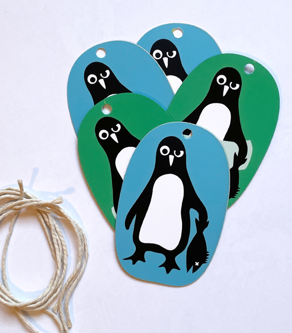 Geschenkanhänger | Pinguin Paul | 5 Set