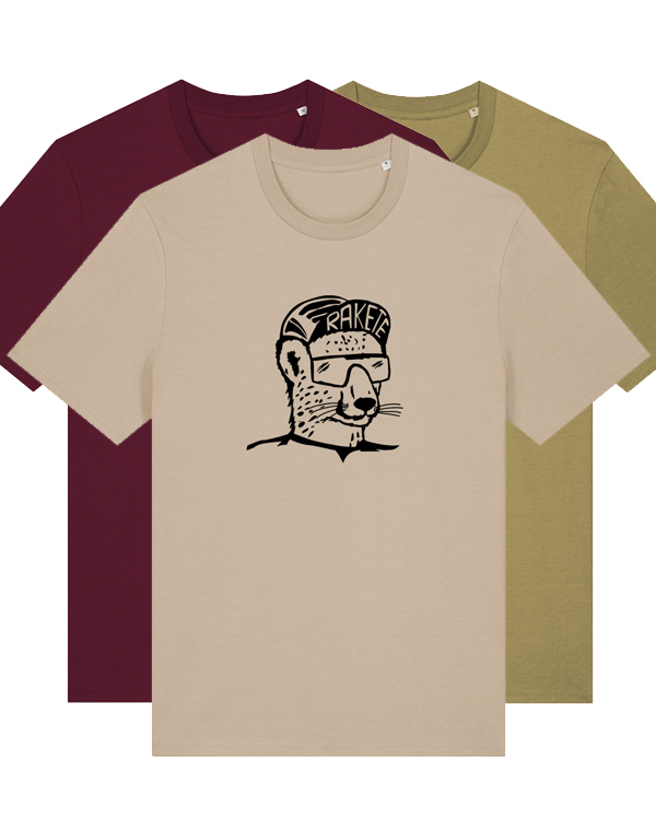 päfjes - Rennrad Fahrrad - Gepard die Rakete / Uni - Fair Wear Unisex T-Shirt
