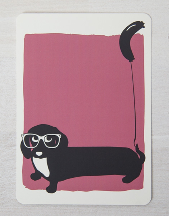 Dr. Wuffinger - Postkarte - Coral