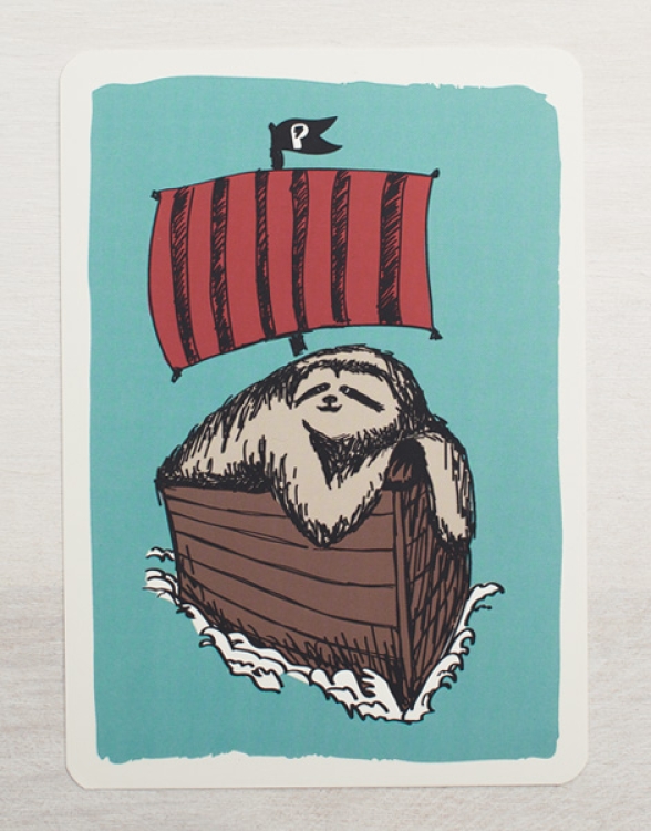 Felix Faultier - Postkarte