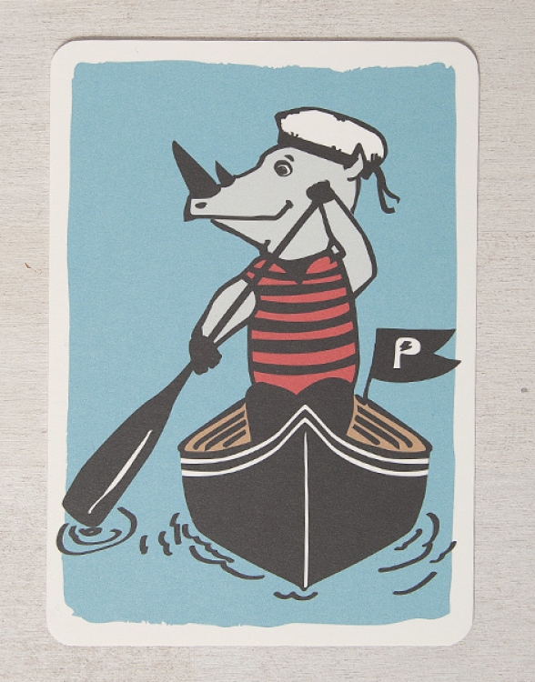 Nils Nashorn - Postkarte