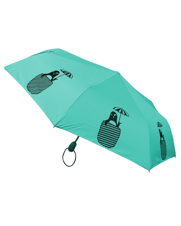 päfjes - Regenschirm mit Pinguin Paul mit Regenschirm