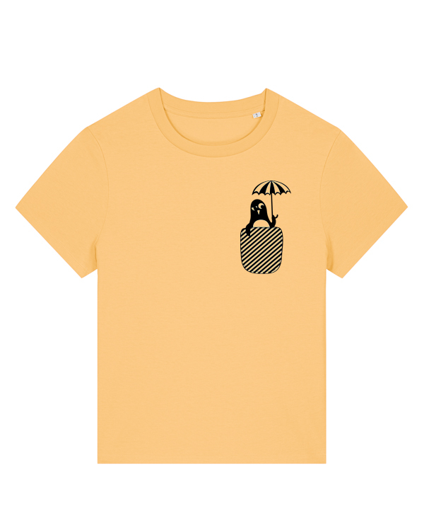 päfjes - Pinguin Paul mit Schirm - Fair Wear Bio Frauen T-Shirt - Nispero