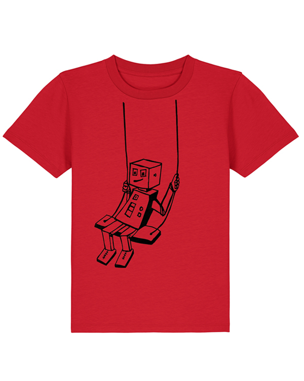 päfjes - Rocco Roboter Schaukelt - Fair Wear Kinder T-Shirt Bio