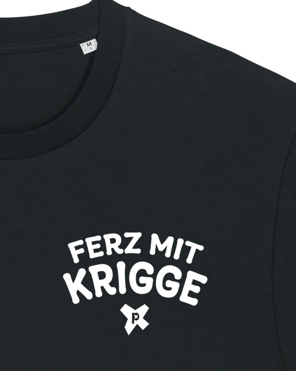 päfjes - Ferz mit Krigge Hessisch Spruch - Organic Cotton Männer T-Shirt