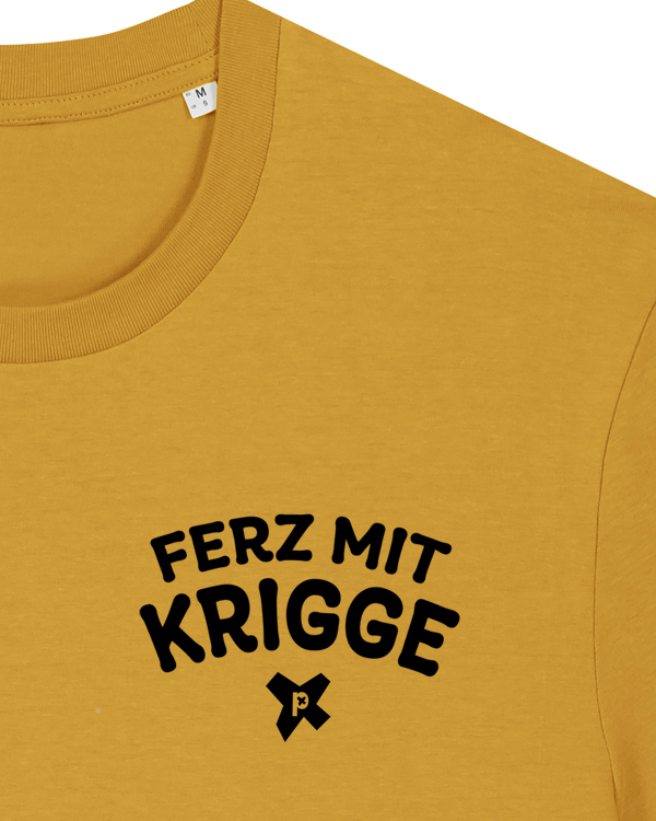 päfjes - Ferz mit Krigge Hessisch Spruch - Organic Cotton Männer T-Shirt