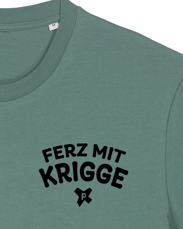 päfjes - Ferz mit Krigge Hessisch Spruch - Organic Cotton Männer T-Shirt
