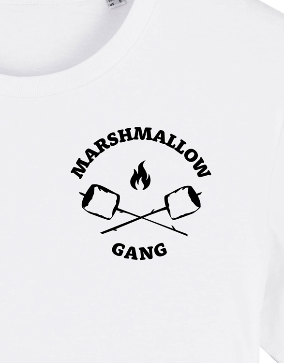 päfjes - Marshmallow Gang - Brust Motiv - Fair Wear Männer T-Shirt - White