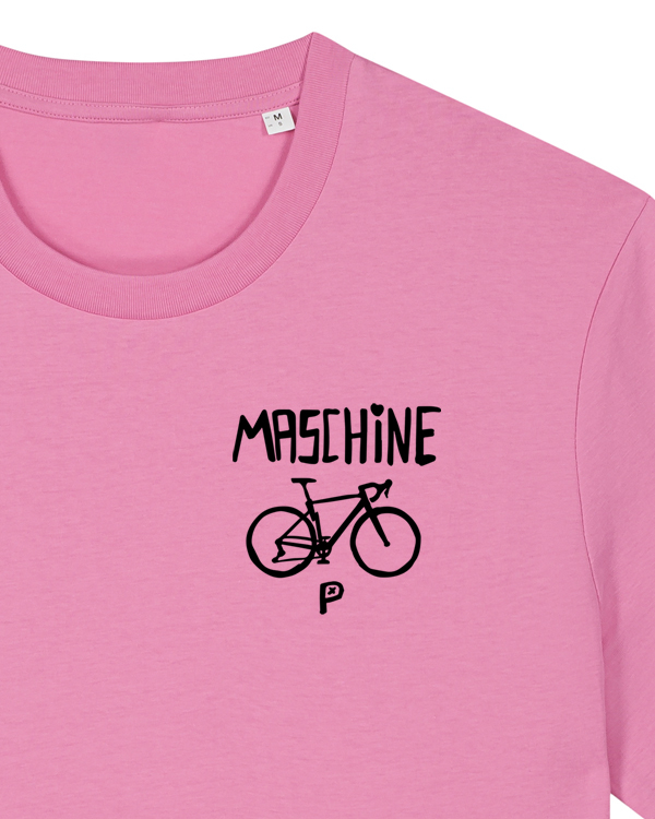 päfjes - Gravel Fahrrad - Die Maschine - Brustmotiv - Fair Wear Bio Unisex T-Shirt