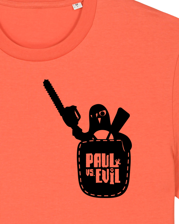 päfjes - Pinguin Paul vs. Evil - Fair Wear Männer Bio T-Shirt  - Fiesta