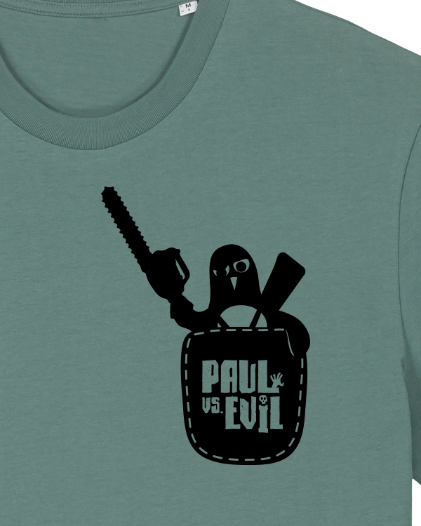 päfjes - Pinguin Paul vs. Evil - Fair Wear Männer Bio T-Shirt - GreenBay