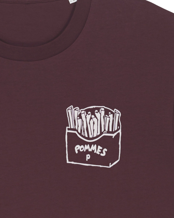 päfjes - Einfach nur Pommes / Pommes Frittes  - Fair Wear Unisex Männer Bio T-Shirt