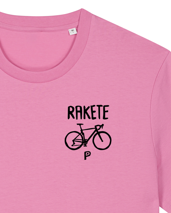 päfjes - Gravel Fahrrad - Die Rakete Brustmotiv - Fair Wear Unisex Bio T-Shirt