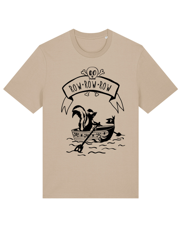 Piraten T-Shirt mit Stinktier | Fair Wear Unisex Männer Bio T-Shirt | päfjes