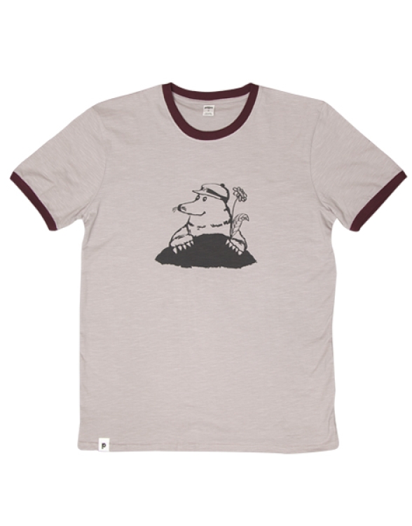 Hund Wilson Wuff - päfjes Ringer Unisex T-Shirt - Fair gehandelt aus Baumwolle Slub - Bio