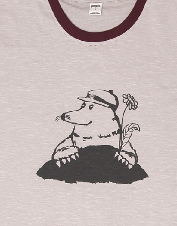 Hund Wilson Wuff - päfjes Ringer Unisex T-Shirt - Fair gehandelt aus Baumwolle Slub - Bio