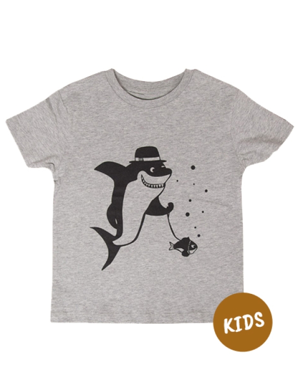 päfjes - El Sharko & Brummel Boris - Fair Wear T-Shirt - Heather Gray