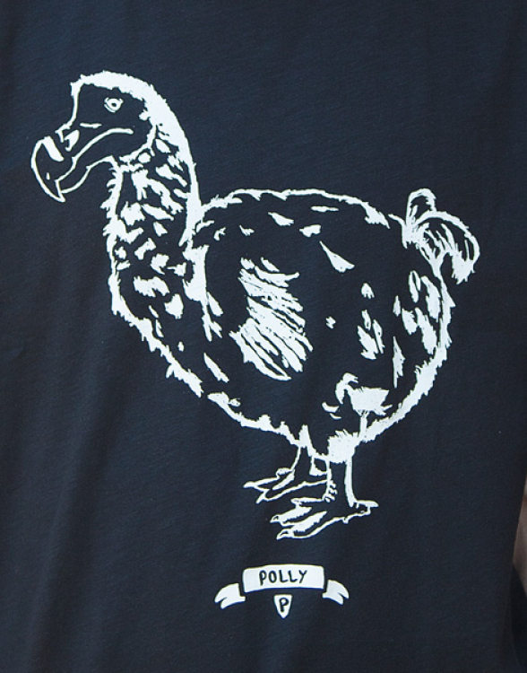 Vogel Dodo Polly - Fair Wear Männer T-Shirt - Black